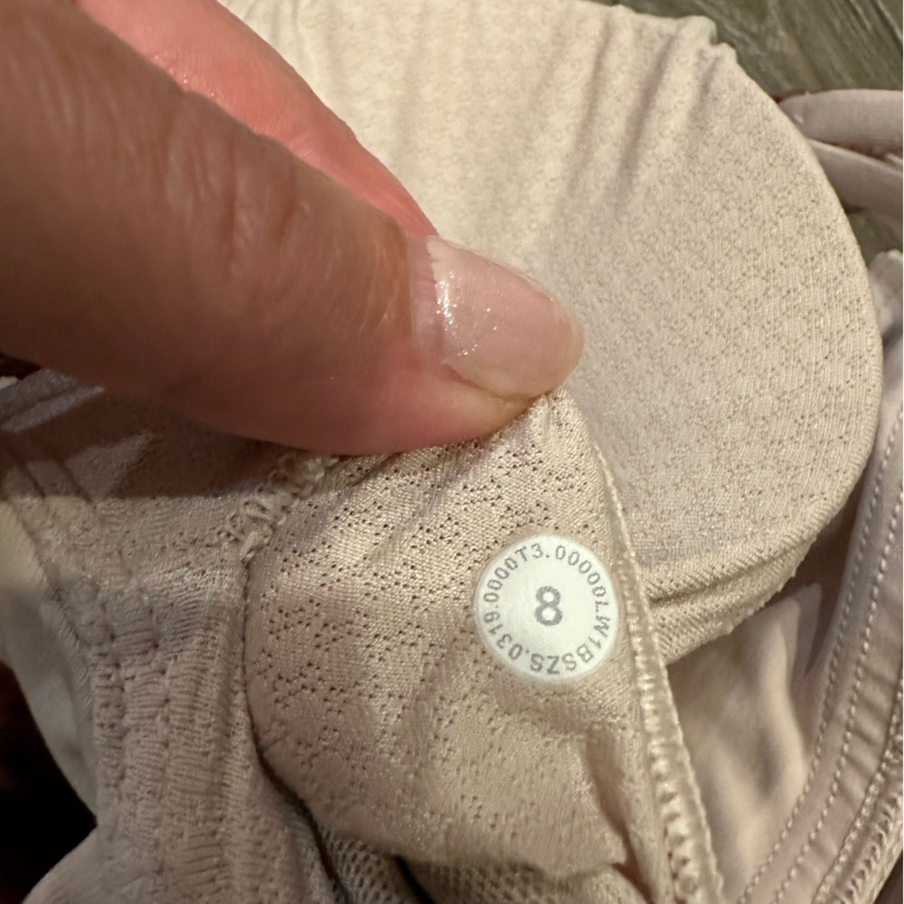 Lululemon Tied in Energy 2-in-1 Tank ~ Sz 8 Plumful / Pink Bliss Built In Bra - Picture 6 of 8